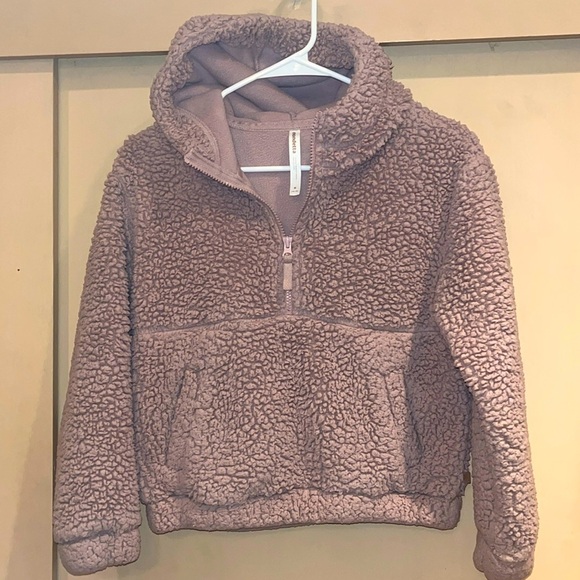 Modetta fleece hoodie preowned size med 10/12 laven color - Picture 1 of 8